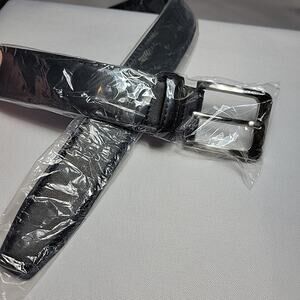 Belt Men’s Leather Black Brand NEW in Plastic Size 30 VATAN Brand, unopened